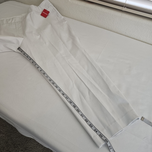 NWT Spanx On-The-Go Slim Straight Pants White Plus Size 3X Pull On - Picture 9 of 11